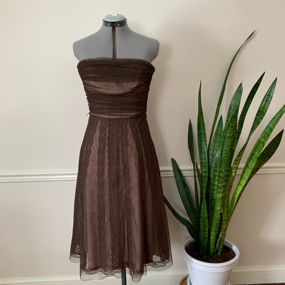 Vintage style strapless cocktail dress size 6